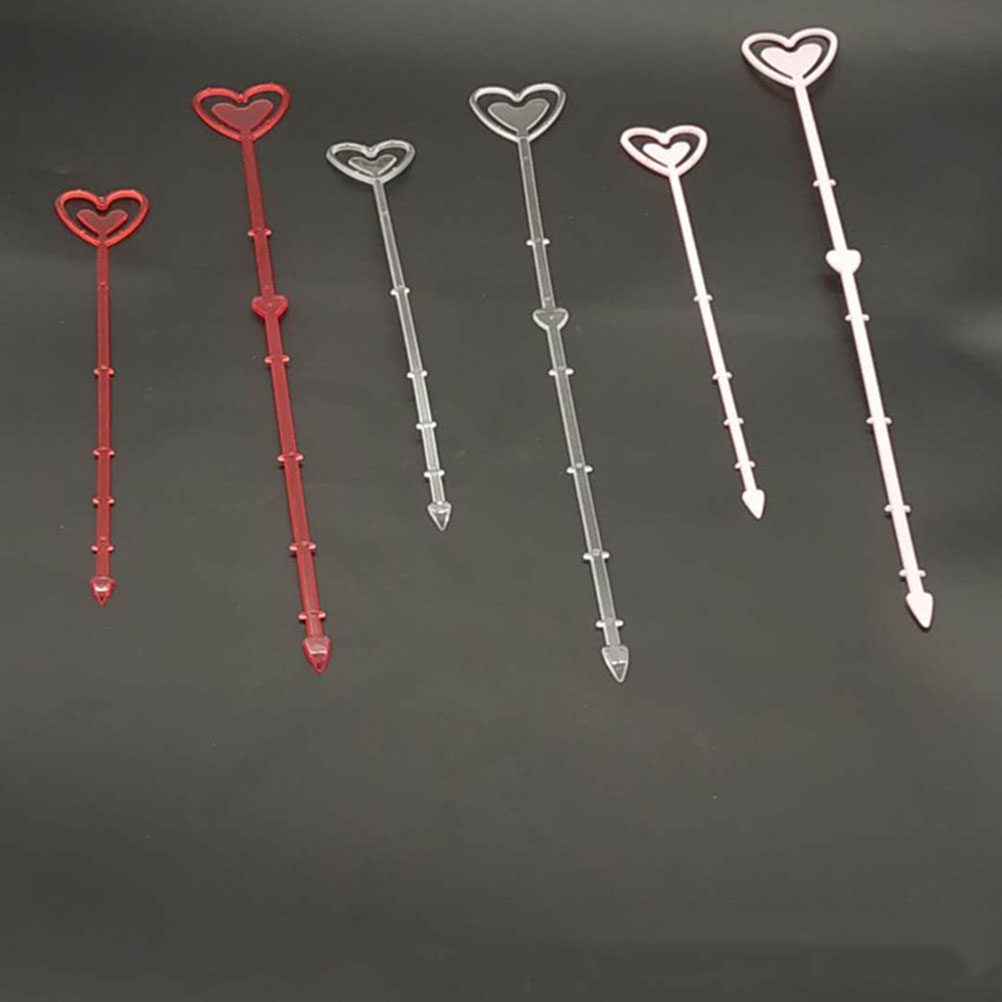 Wedding Supply Decor - 80個入りクリエイティブなハートデザインペーパークリップ、ブーケフラワーアレンジメント、ウェディングデコレーション、花屋用品、フラワータグホルダー