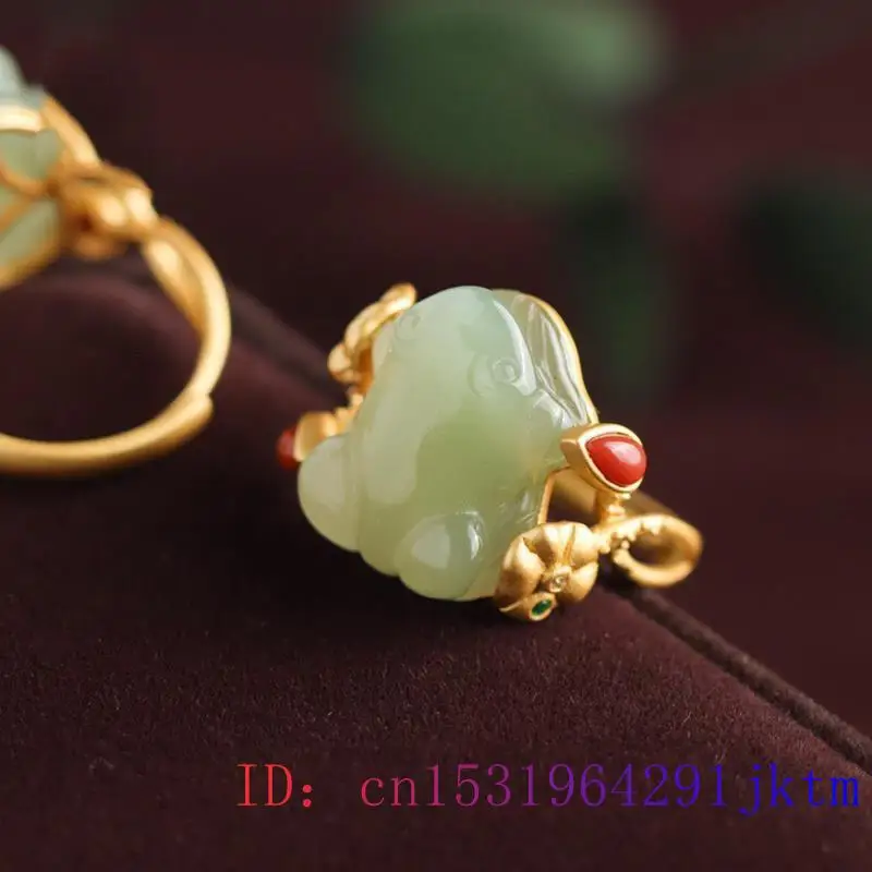 女性のファッションジュエリー,緑の翡翠のカエルの形をしたリン - Wedding Zone のレビューと価格