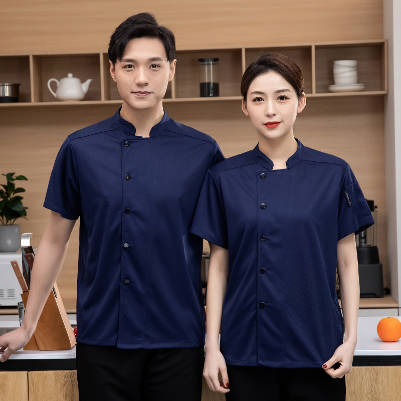 ケータリングキッチン調理ジャケット弾性速乾性シェフの制服通気 - Wedding Job のレビューと価格