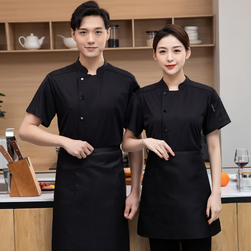 ケータリングキッチン調理ジャケット弾性速乾性シェフの制服通気 - Wedding Job のレビューと価格